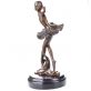 bronzov� socha na mramorov�m podstavci  Baler�na 50 - pohled 2 - www.glancshop.cz