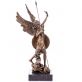 bronzov socha na mramorovm podstavci archandl Uriel 66 - pohled 3 - www.glancshop.cz