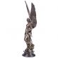 bronzov socha na mramorovm podstavci archandl Gabriel 68 - pohled 3 - www.glancshop.cz