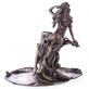 bronzov� socha �ena s lekn�ny 42 - pohled 3 - www.glancshop.cz