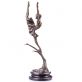 velk� bronzov� socha na mramorov�m podstavci Balerina 72 - pohled 2 - www.glancshop.cz
