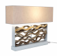 designov stoln lampa TREMINI BIANCO 2 - pohled 1 - www.glancshop.cz