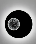 designov nstnn svtidlo LUNA stbrn prmr 40cm