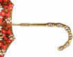 dmsk luxusn detnk Red Flowered 52 - pohled 4 - www.glancshop.cz