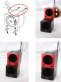 natahova pro jedny hodinky PAUL DESIGN CUBE stbrn - pohled 4 - www.glancshop.cz