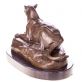 bronzov socha na mramorovm podstavci 68 - pohled 2 - www.glancshop.cz
