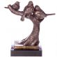bronzov socha na mramorovm podstavci 61 - pohled 3 - www.glancshop.cz