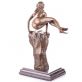 bronzov� socha na mramorov�m podstavci �ena a p�st 59 - pohled 3 - www.glancshop.cz