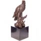 bronzov socha na mramorovm podstavci Orel 54 - pohled 1 - www.glancshop.cz
