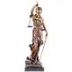 velk bronzov socha zlacen Justitia na mramorovm podstavci 85 - pohled 1 - www.glancshop.cz