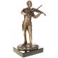 bronzov� socha na mramorov�m podstavci Johann Strauss 160 - pohled 1 - www.glancshop.cz