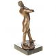 bronzov� socha na mramorov�m podstavci Johann Strauss 160 - pohled 2 - www.glancshop.cz