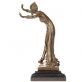 bronzov socha Art Deco Tanenice 3 - pohled 2 - www.glancshop.cz
