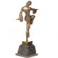 bronzov� socha na mramorov�m podstavci Tane�nice 2 - pohled 3 - www.glancshop.cz