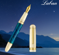 plnic pero Laban Blue Mirage se zlatm hrotem 4