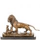 bronzov� socha na mramorov�m podstavci 73 - pohled 1 - www.glancshop.cz