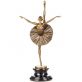 velk� bronzov� socha na mramorov�m podstavci Balerina 73 - pohled 1 - www.glancshop.cz