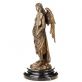 bronzov� socha na mramorov�m podstavci 171 - pohled 2 - www.glancshop.cz