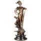 bronzov� socha na mramorov�m podstavci Diana 45 - pohled 1 - www.glancshop.cz