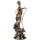 bronzov� socha na mramorov�m podstavci Diana 45 - pohled 5 - www.glancshop.cz