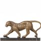 bronzov� socha na mramorov�m podstavci leopard 1 - pohled 1 - www.glancshop.cz