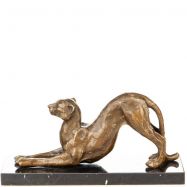 ru�n� odlit� bronzov� socha Leopard 70