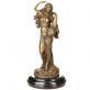 bronzov� socha Fortuna na mramorov�m podstavci 173 - pohled 1 - www.glancshop.cz