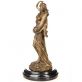 bronzov� socha Fortuna na mramorov�m podstavci 173 - pohled 2 - www.glancshop.cz