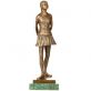 bronzov� socha na mramorov�m podstavci  Tane�nice 47 - pohled 1 - www.glancshop.cz