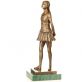 bronzov� socha na mramorov�m podstavci  Tane�nice 47 - pohled 2 - www.glancshop.cz
