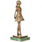 bronzov� socha na mramorov�m podstavci  Tane�nice 47 - pohled 5 - www.glancshop.cz
