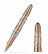 kuli�kov� pero, roller Laban Skeleton Rose Gold 2