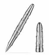 kuli�kov� pero, roller Laban Skeleton Silver 3
