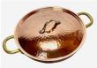 m�d�n� poc�novan� p�nev CopperGarden� pr�m�r 24cm s uchy a poklic� - pohled 2 - www.glancshop.cz