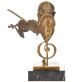 bronzov� socha na mramorov�m podstavci 170 - pohled 3 - www.glancshop.cz