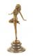 bronzov� socha na mramorov�m podstavci Tane�nice 26 - pohled 2 - www.glancshop.cz