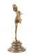 bronzov� socha na mramorov�m podstavci Tane�nice 26 - pohled 4 - www.glancshop.cz