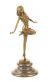 bronzov� socha na mramorov�m podstavci Tane�nice 26 - pohled 5 - www.glancshop.cz