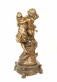 bronzov� socha Chlapec a d�vka na bronzov�m podstavci 98 - pohled 4 - www.glancshop.cz
