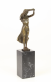 bronzov� socha na mramorov�m podstavci 169 - pohled 1 - www.glancshop.cz