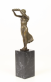 bronzov� socha na mramorov�m podstavci 169 - pohled 2 - www.glancshop.cz