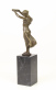 bronzov� socha na mramorov�m podstavci 169 - pohled 3 - www.glancshop.cz