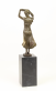 bronzov� socha na mramorov�m podstavci 169 - pohled 4 - www.glancshop.cz