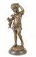 bronzov� socha na mramorov�m podstavci 166 - pohled 2 - www.glancshop.cz