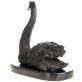bronzov� socha na mramorov�m podstavci Labu� 43 - pohled 3 - www.glancshop.cz