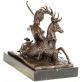 bronzov� socha Diany na mramorov�m podstavci 172 - pohled 2 - www.glancshop.cz