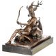 bronzov� socha Diany na mramorov�m podstavci 172 - pohled 4 - www.glancshop.cz