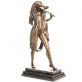 bronzov� socha na mramorov�m podstavci 163 - pohled 2 - www.glancshop.cz