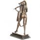 bronzov� socha na mramorov�m podstavci 163 - pohled 4 - www.glancshop.cz