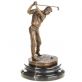 bronzov� socha na mramorov�m podstavci 164 - pohled 2 - www.glancshop.cz